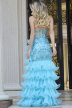 Jovani Signature Collection 38295 - Aqua