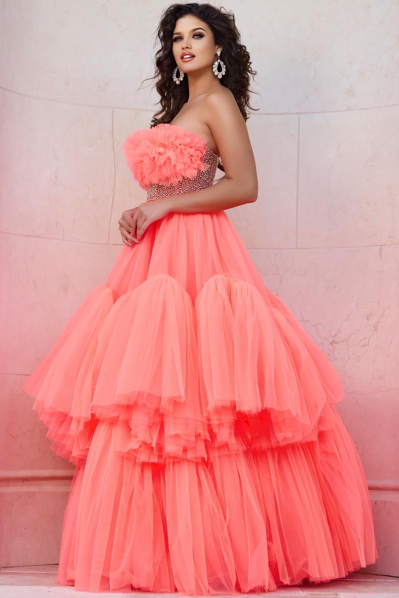 Jovani Signature Collection 38299 - Neonorange