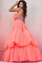 Jovani Signature Collection 38299 - Neonorange