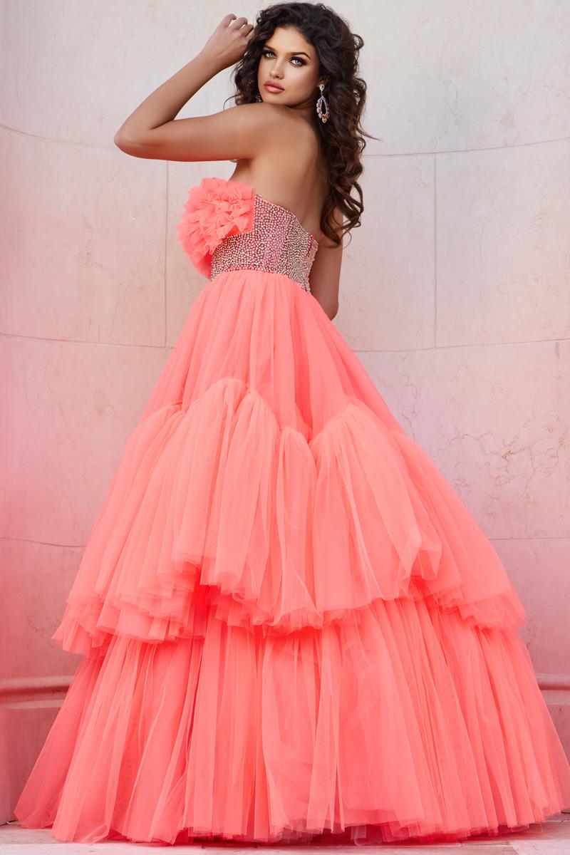 Jovani Signature Collection 38299 - Neonorange
