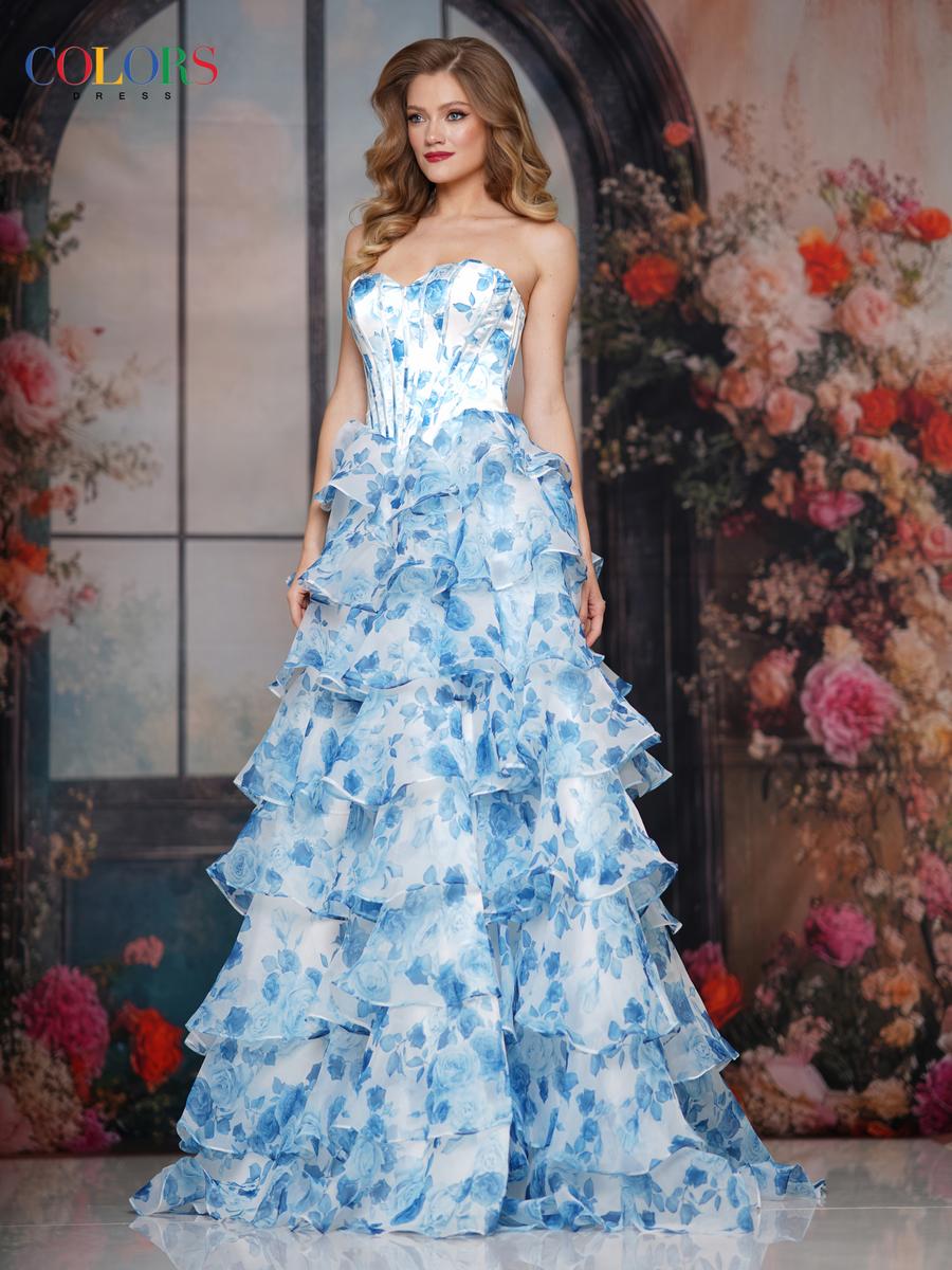 Colors Dress Dress 3836 - Blue