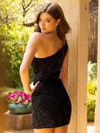 Primavera Couture Short Dress 3840 - Black