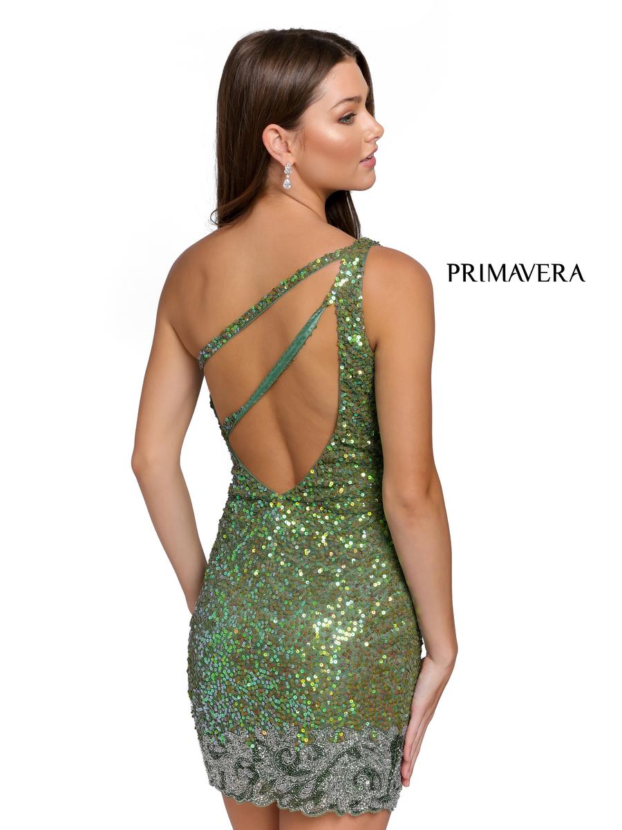 Primavera Couture Short Dress 3846 - Sage Green