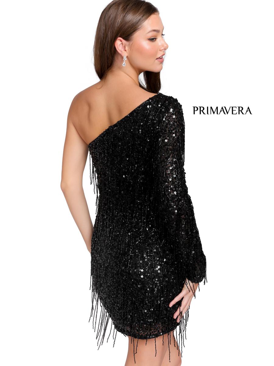 Primavera Couture Short Dress 3858 - Black