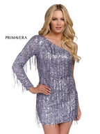 Primavera Couture Short Dress 3858 - Lilac