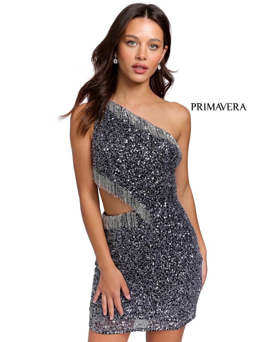 Primavera Couture Short Dress 3863 - Black