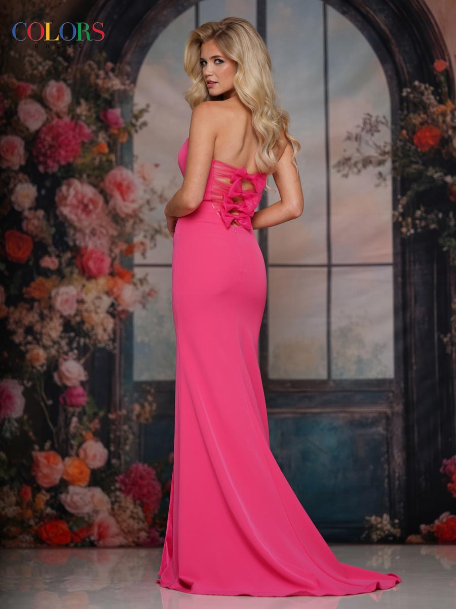 Colors Dress Dress 3889 - Hot Pink