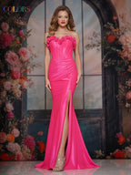 Colors Dress Dress 3895 - Hot Pink