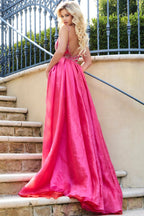 Jovani Signature Collection 39042 - Red/Fuschia