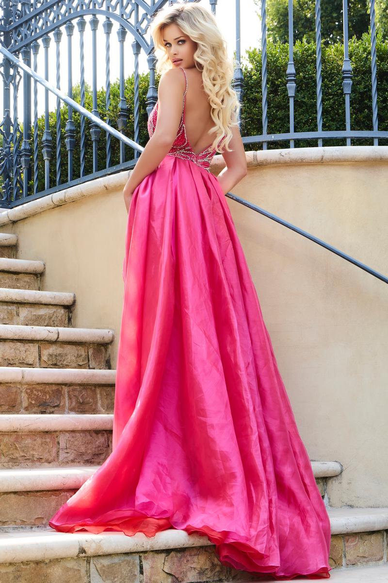 Jovani Signature Collection 39042 - Red/Fuschia