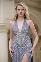 Jovani Signature Collection 39063 - Light Grey