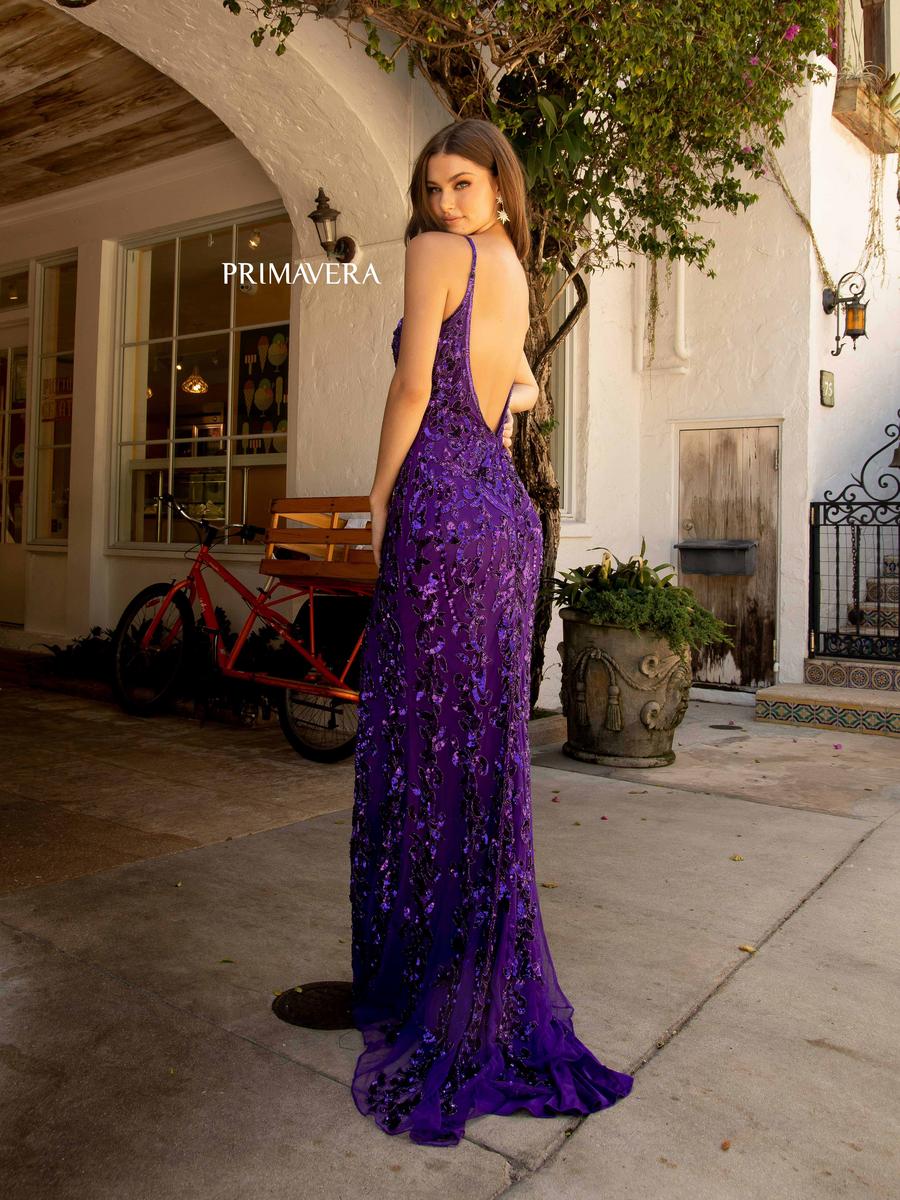 Primavera Couture Prom 3913 - Purple