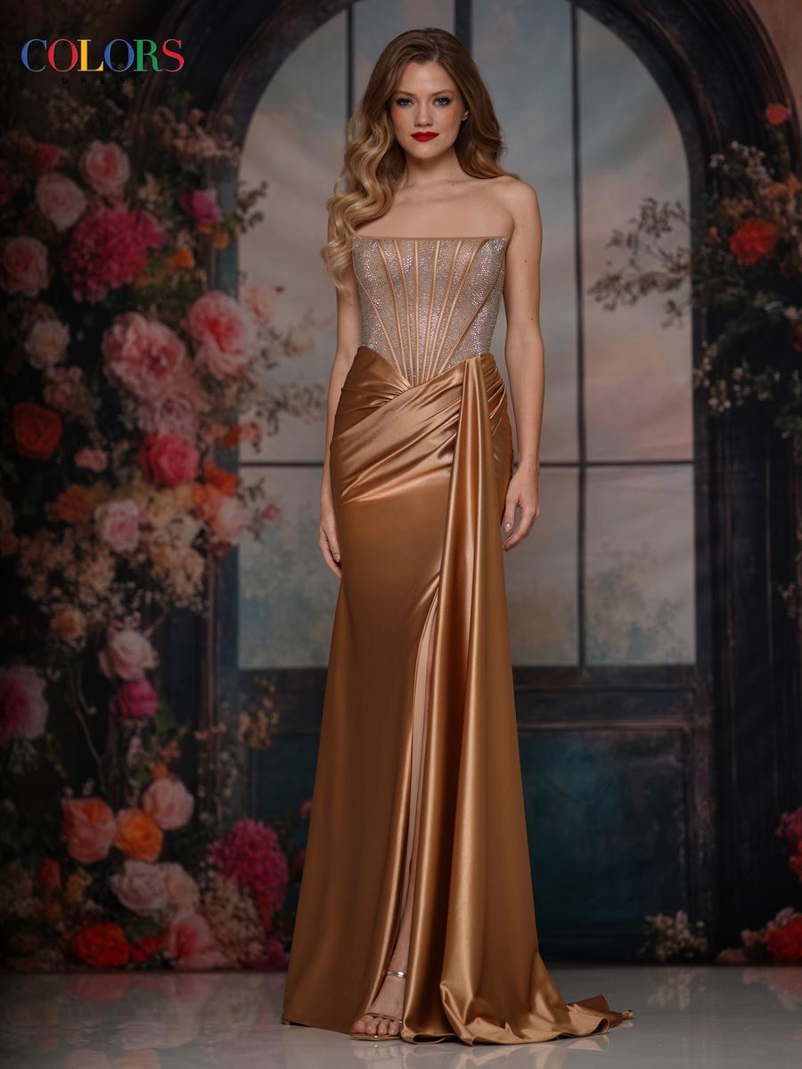 Colors Dress Dress 3933 - Dark Nude