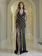 Colors Dress Dress 2848 - Black Gold