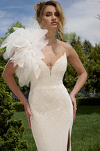 Jovani Signature Collection 39617 - Off White/Nude