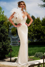 Jovani Signature Collection 39617 - Off White/Nude