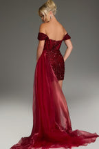 Jovani Homecoming Dresses 39632 - Burgundy