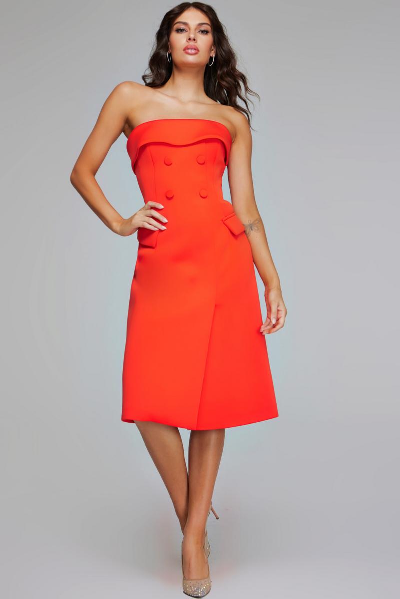 Jovani Contemporary 39743 - Orange
