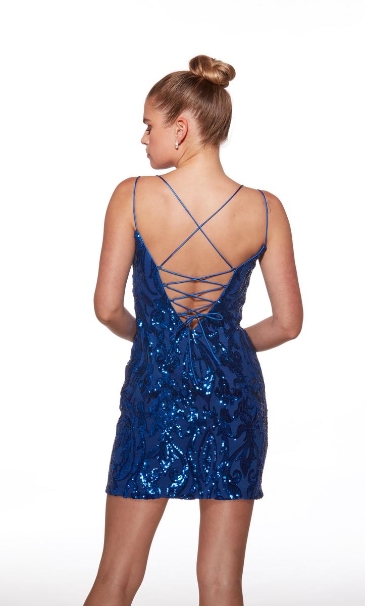 Alyce Paris Homecoming Dress 40008 - Royal