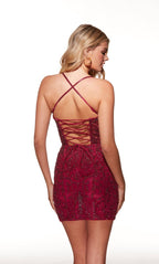 Alyce Paris Homecoming Dress 40010 - Raspberry