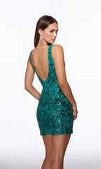 Alyce Paris Homecoming Dress 40017 - Jade