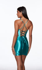 Alyce Paris Homecoming Dress 40018 - Lagoon