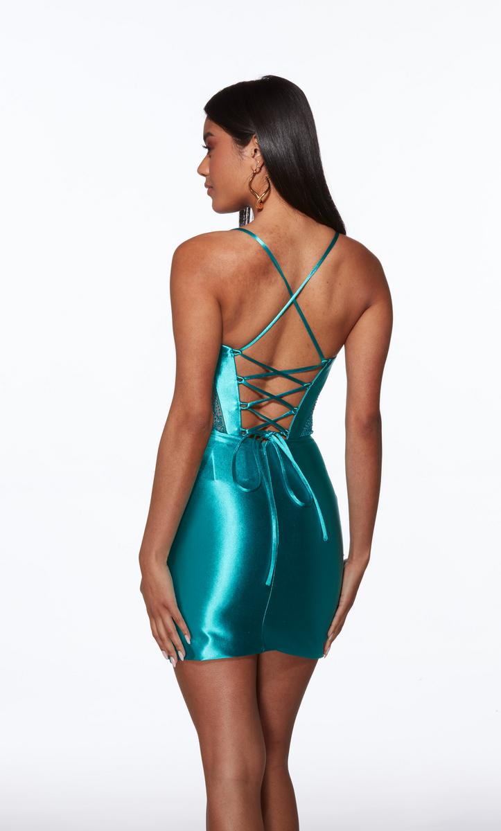 Alyce Paris Homecoming Dress 40018 - Lagoon