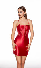 Alyce Paris Homecoming Dress 40018 - Red