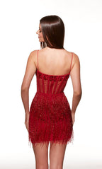 Alyce Paris Homecoming Dress 40022 - Red