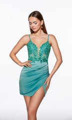 Alyce Paris Homecoming Dress 40036 - Light Sage