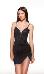 Alyce Paris Homecoming Dress 40036 - Midnight