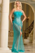 Jovani Signature Collection 40050 - Turquoise