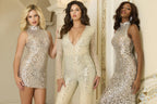Jovani Signature Collection 40053 - Nude/Silver