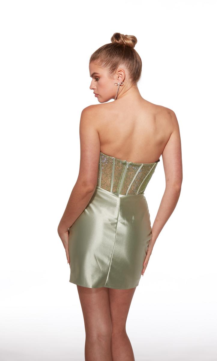 Alyce Paris Homecoming Dress 40054 - Celadon