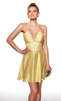 Alyce Paris Homecoming Dress 40063 - French Vanilla