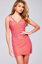 Jovani Signature Collection 40070 - Pink/Orange