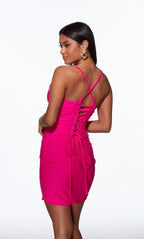 Alyce Paris Homecoming Dress 40089 - Electric Fuchsia