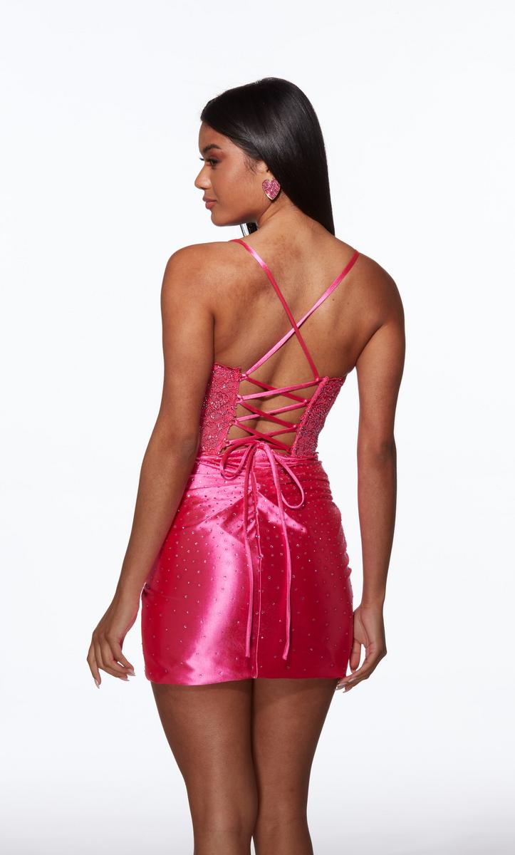 Alyce Paris Homecoming Dress 40092 - Barbie Pink