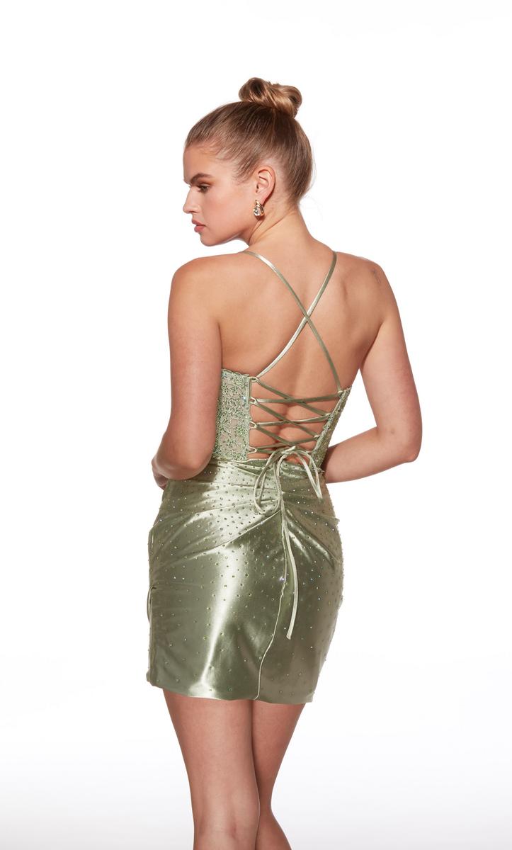 Alyce Paris Homecoming Dress 40092 - Celadon