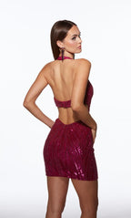 Alyce Paris Homecoming Dress 40096 - Raspberry