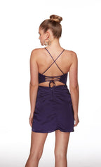 Alyce Paris Homecoming Dress 40099 - Plum