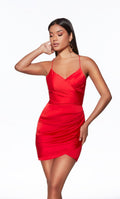 Alyce Paris Homecoming Dress 40099 - Red