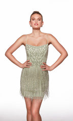 Alyce Paris Homecoming Dress 40102 - Celadon
