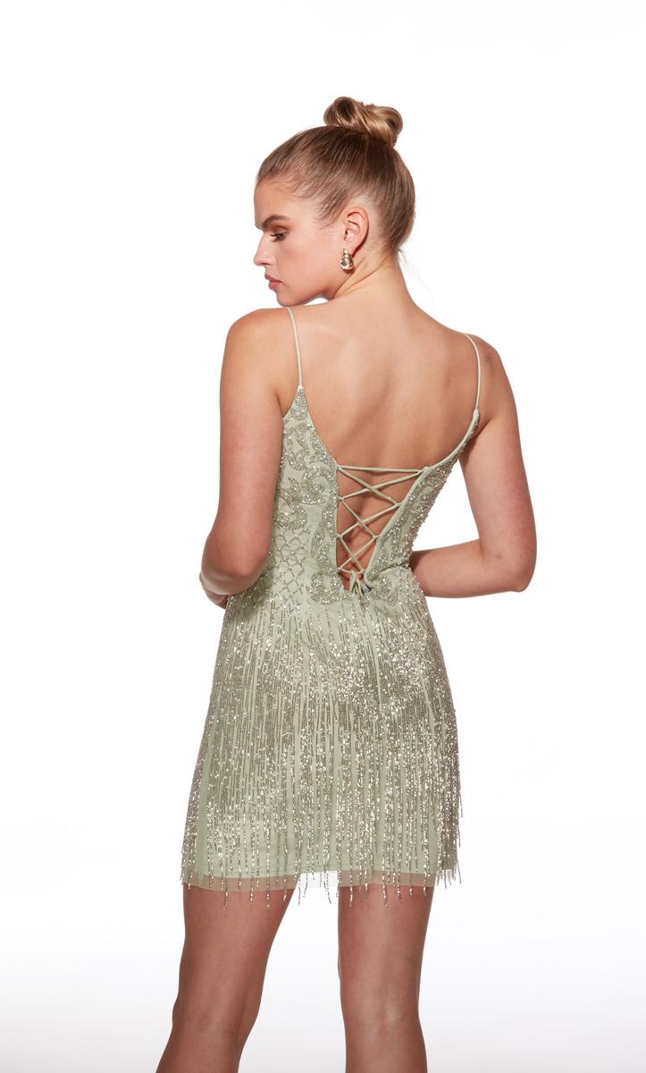 Alyce Paris Homecoming Dress 40102 - Celadon