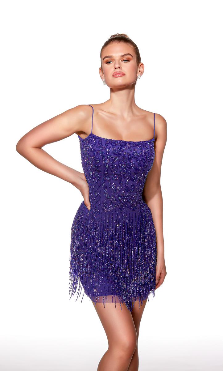 Alyce Paris Homecoming Dress 40102 - Cobalt