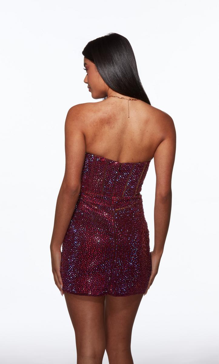 Alyce Paris Homecoming Dress 40104 - Raspberry