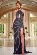 Jovani Prom 40108 - Black/Silver