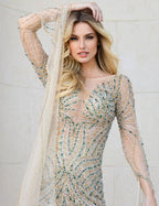 Jovani Signature Collection 40110 - Nude/Multi