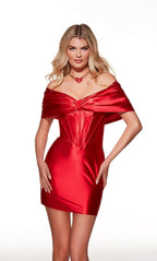 Alyce Paris Homecoming Dress 40110 - Red