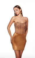 Alyce Paris Homecoming Dress 40122 - Gold